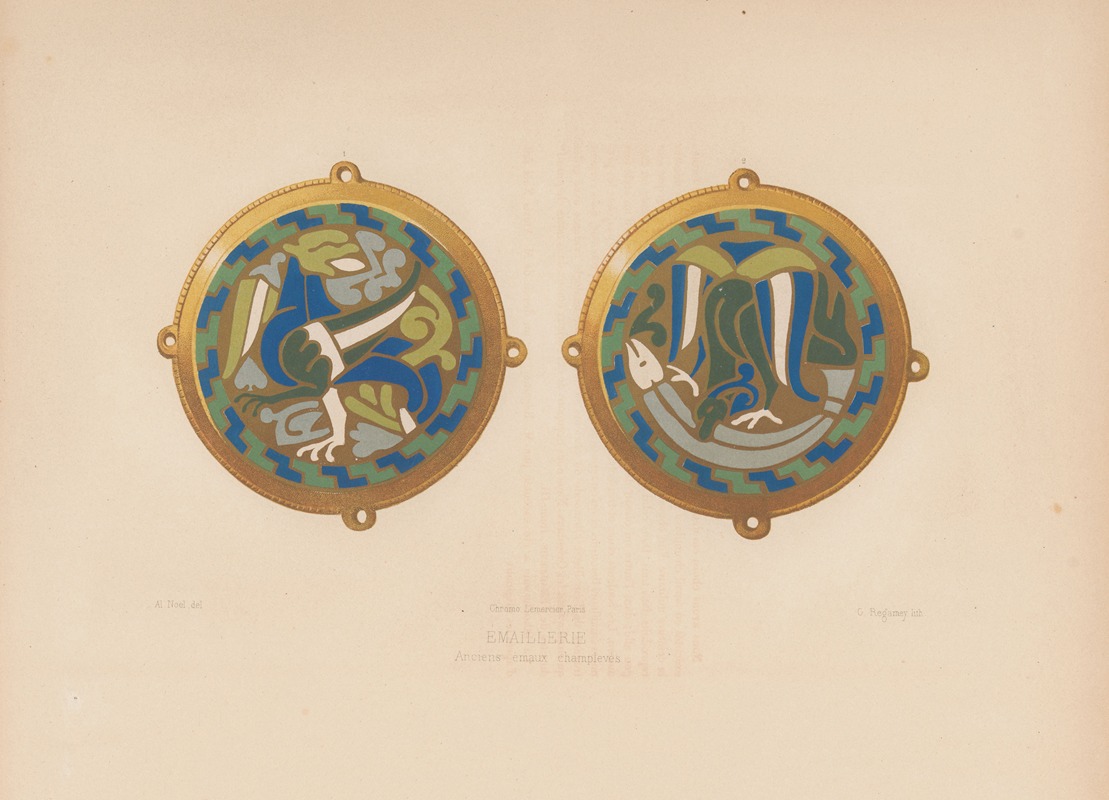Joseph Rose Lemercier - Anciens emaux champleves