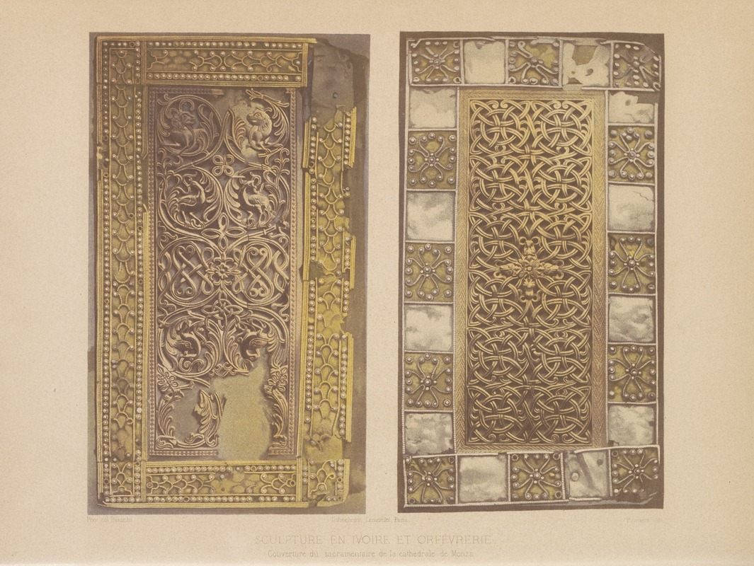 Joseph Rose Lemercier - Couverture de sacramentaire de la cathédrale de Monza