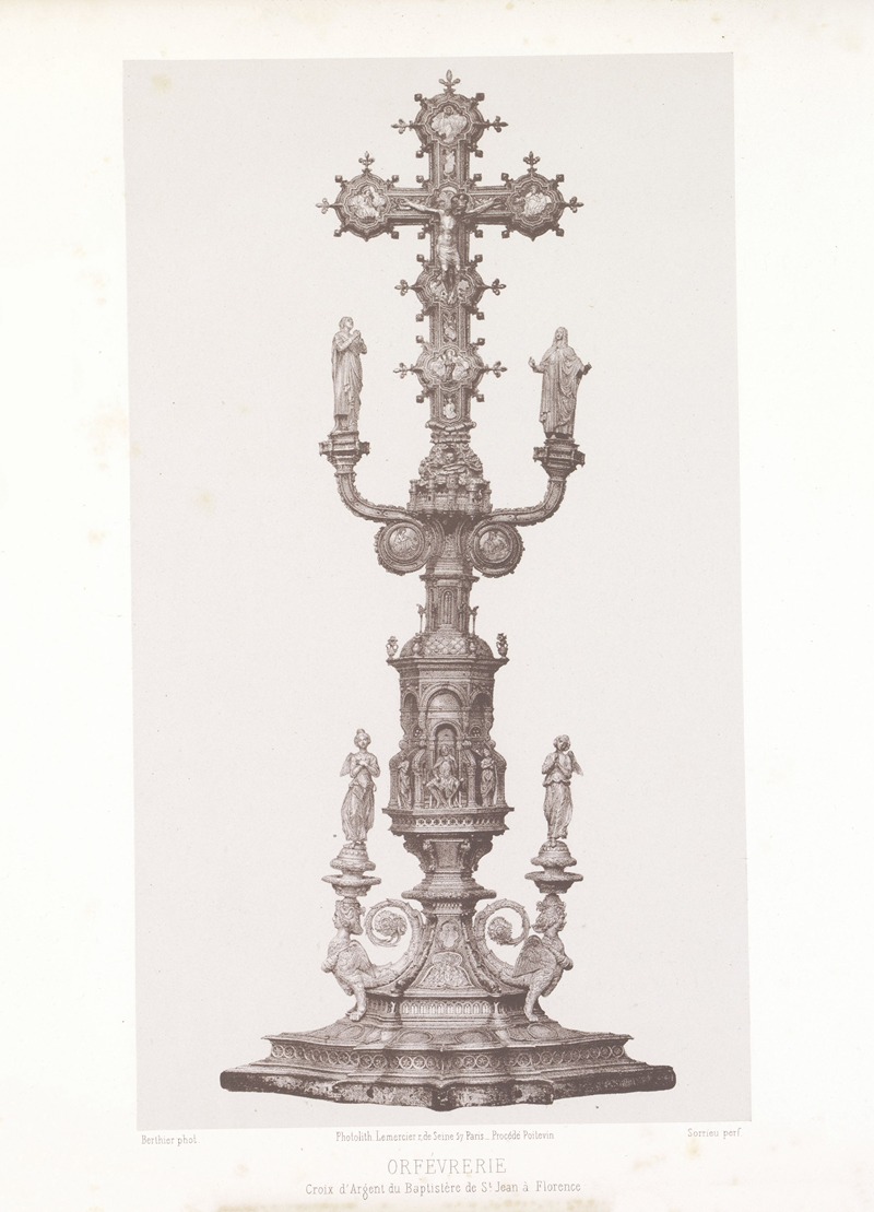 Joseph Rose Lemercier - Croix d’argent du Baptistère de St. Jean à Florence
