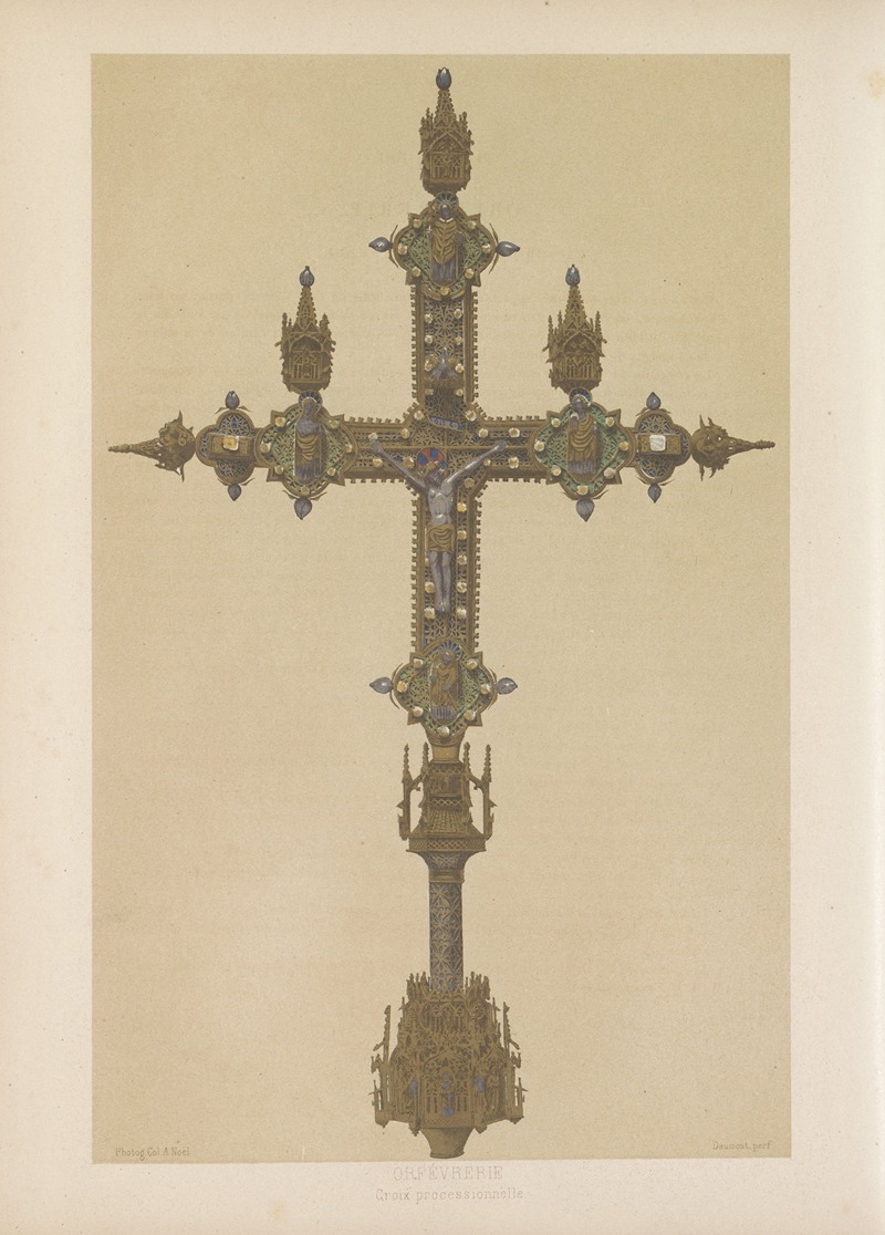 Joseph Rose Lemercier - Croix processionnelle