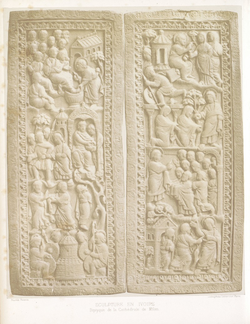 Joseph Rose Lemercier - Diptyque de la Cathédrale de Milan