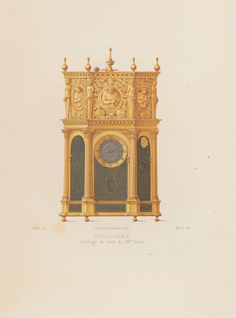 Joseph Rose Lemercier - Horloge de table du XVIe siècle