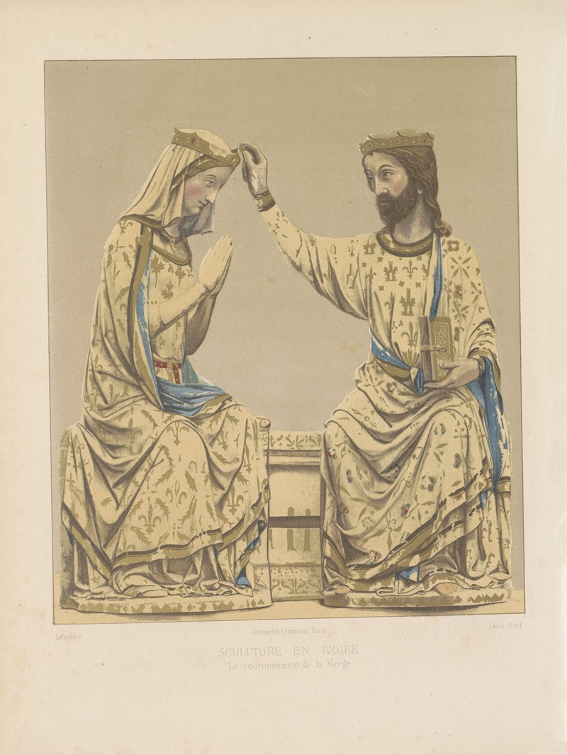 Joseph Rose Lemercier - Le couronnement de la Vierge
