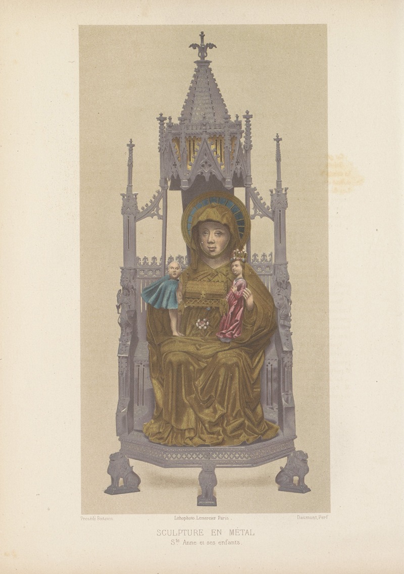 Joseph Rose Lemercier - Sainte Anne et ses enfants