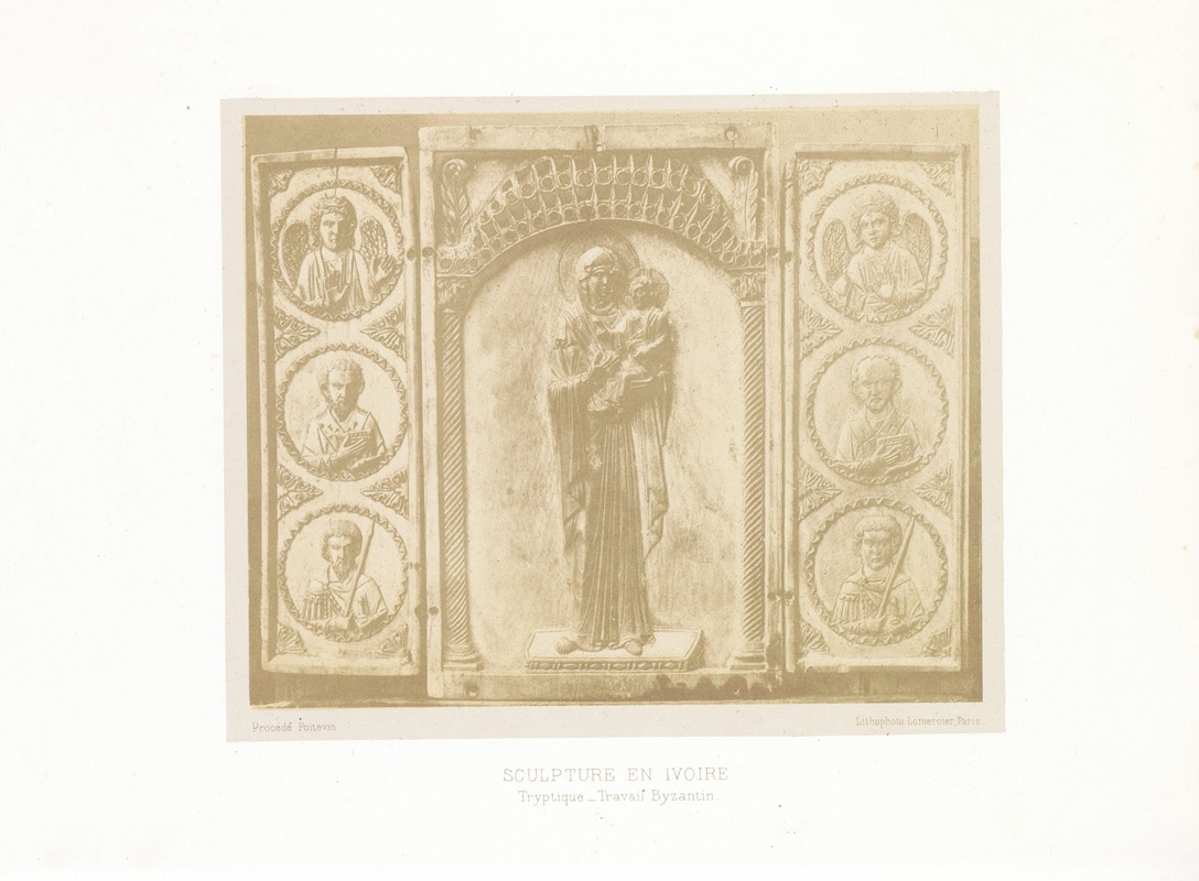 Joseph Rose Lemercier - Tryptique – Travail Byzantin