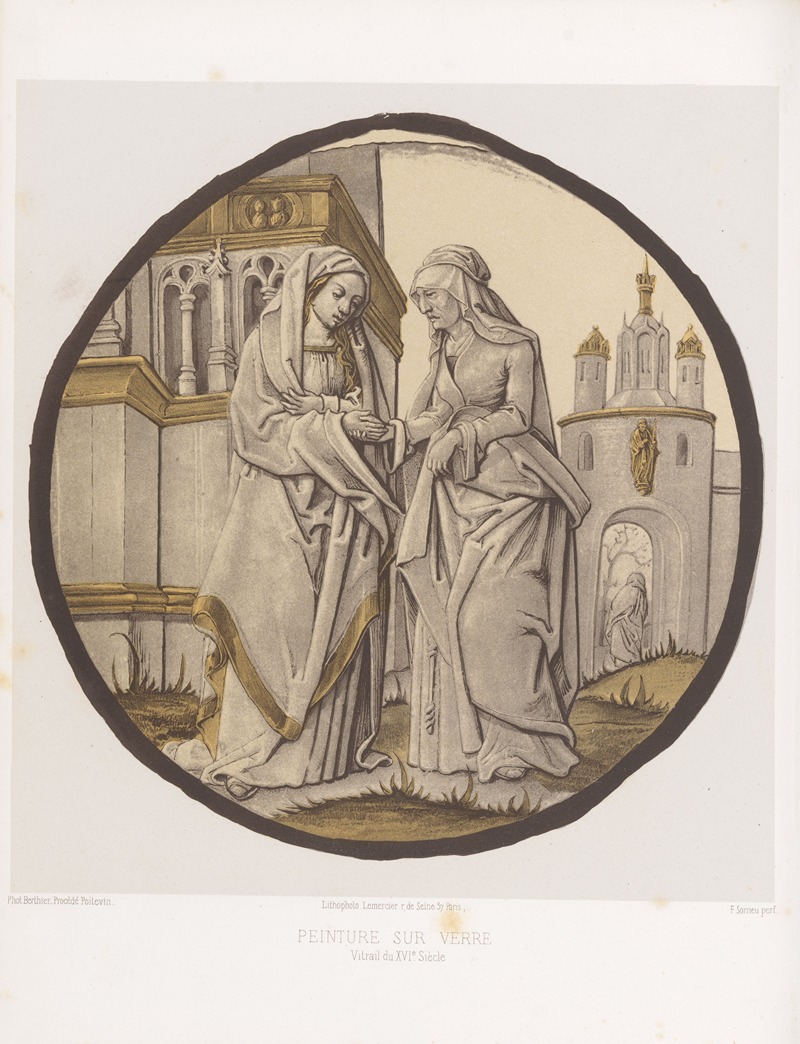 Joseph Rose Lemercier - Vitrail du XVIe Siècle