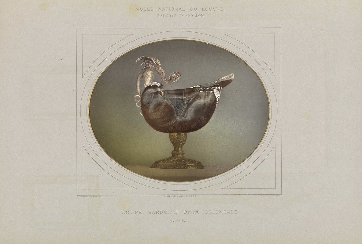 Léon Vidal - Coupe sardoine onyx orientale