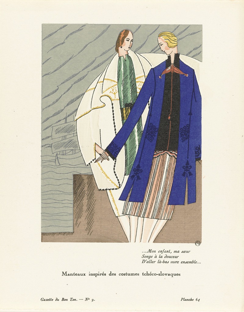 L'Hom - Gazette du Bon Ton – Manteaux inspirés des costumes tchéco-slovaques