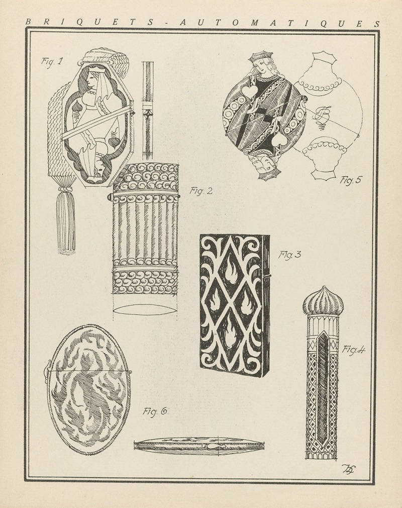 Lucien Vogel - Gazette du Bon Ton – Briquets-automatiques