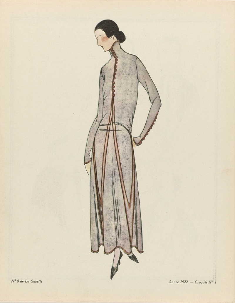 Lucien Vogel - Gazette du Bon Ton – Croquis No 1
