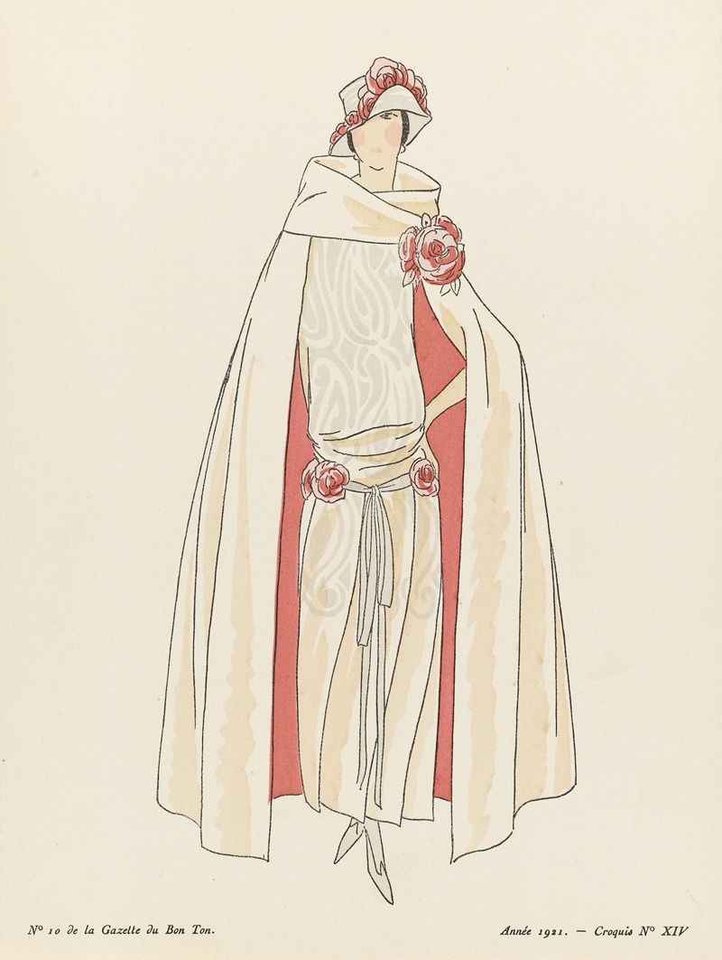 Lucien Vogel - Gazette du Bon Ton – Croquis No XIV