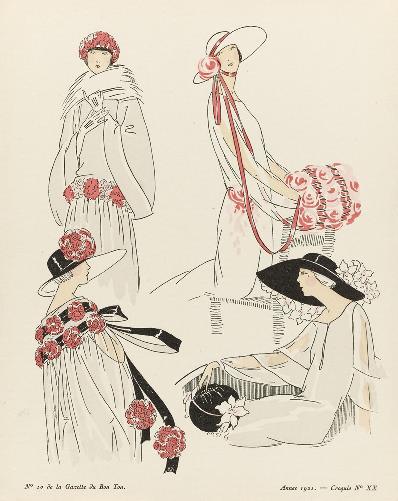 Lucien Vogel - Gazette du Bon Ton – Croquis No XX