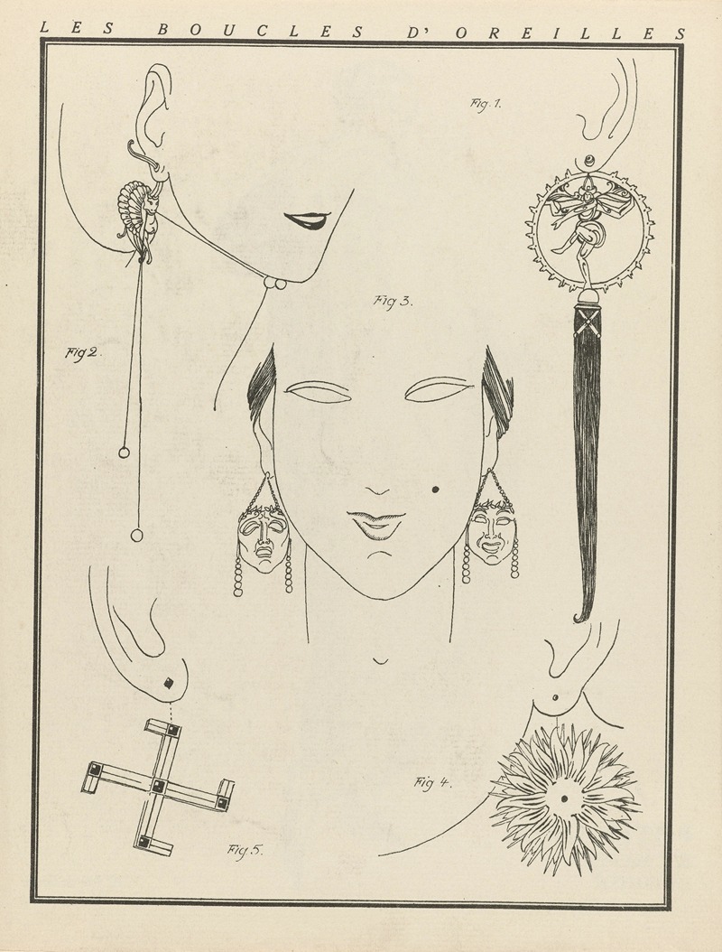 Lucien Vogel - Gazette du Bon Ton – Les boucles d’oreilles