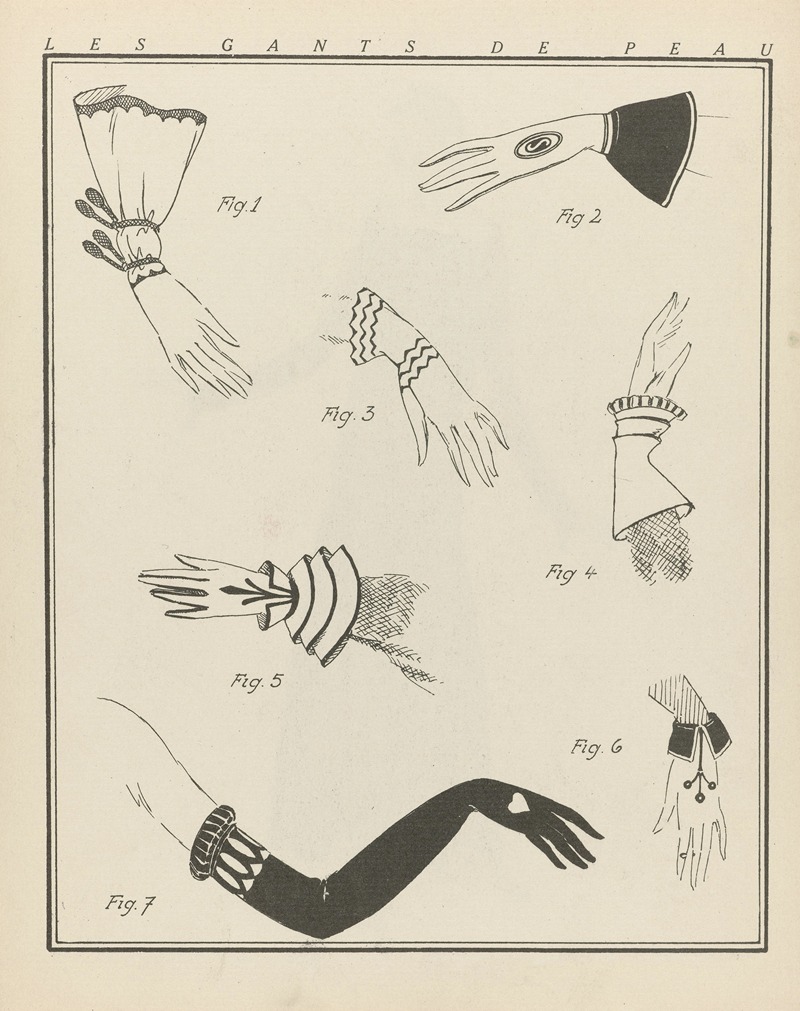 Lucien Vogel - Les gants de peau