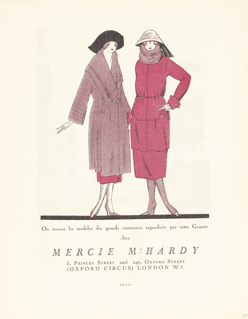 Lucien Vogel - Gazette du Bon Ton – Mercie Mc. Hardy