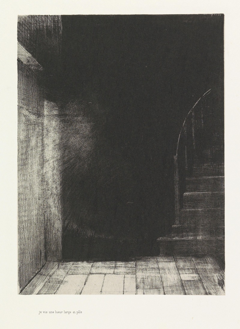 Odilon Redon - I Saw a Flash of Light, Large and Pale