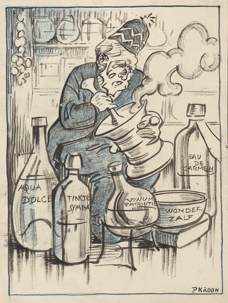 Patricq Kroon - Cort van de Linden als kwakzalver