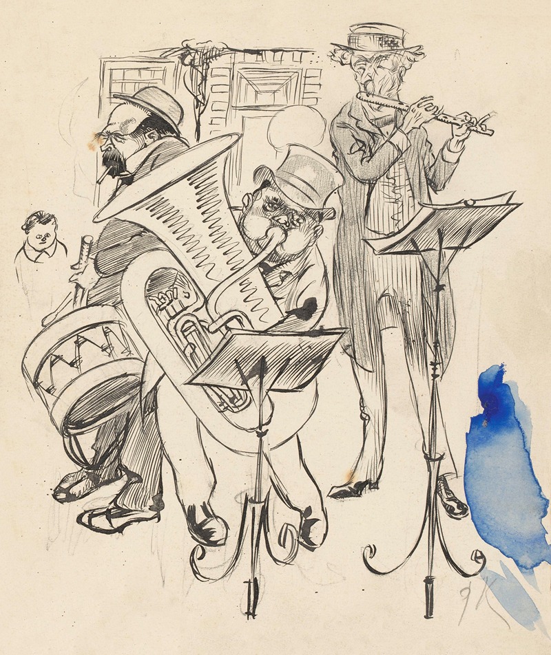 Patricq Kroon - Drie muzikanten