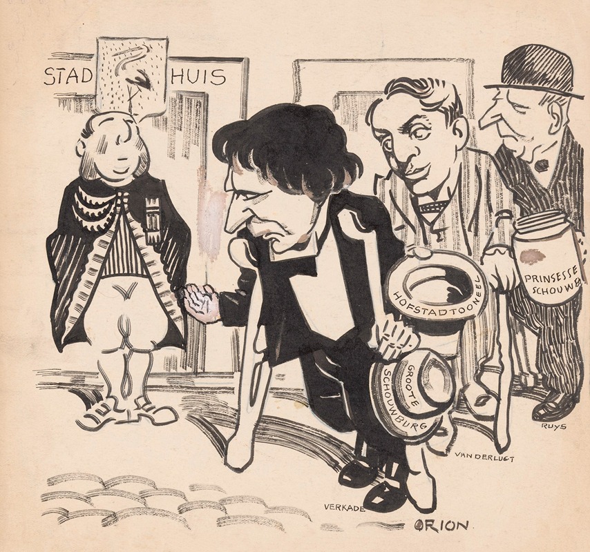 Patricq Kroon - Haagsche tooneelen. De kunst