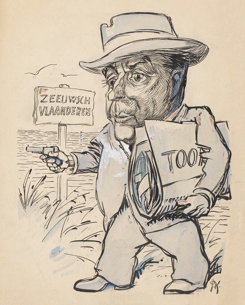 Patricq Kroon - Man met pistool in Zeeuws-Vlaanderen
