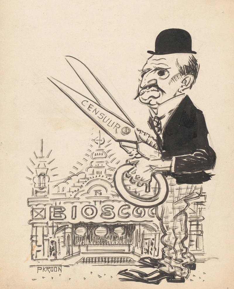 Patricq Kroon - Ruijs de Beerenbrouck als Charlie Chaplin. De Bioscoopwet