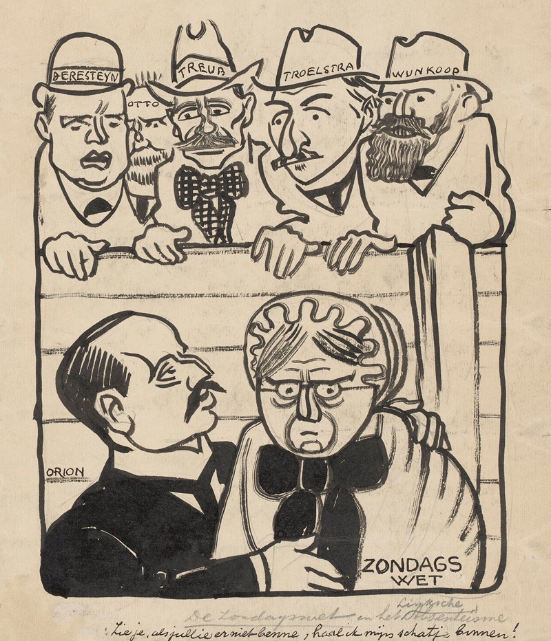 Patricq Kroon - Zondagswet. De Zondagswet en het Linksche Absenteisme