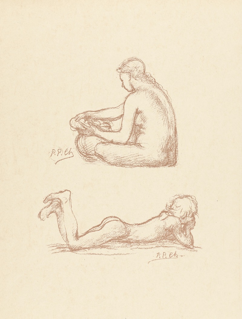 Pierre Puvis de Chavannes - Croquis de nus