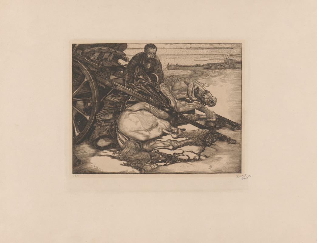 Pieter Dupont - Gewond trekpaard