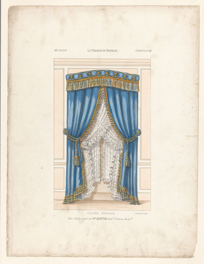 Victor Léon Michel Quétin - Croisée fantaisie