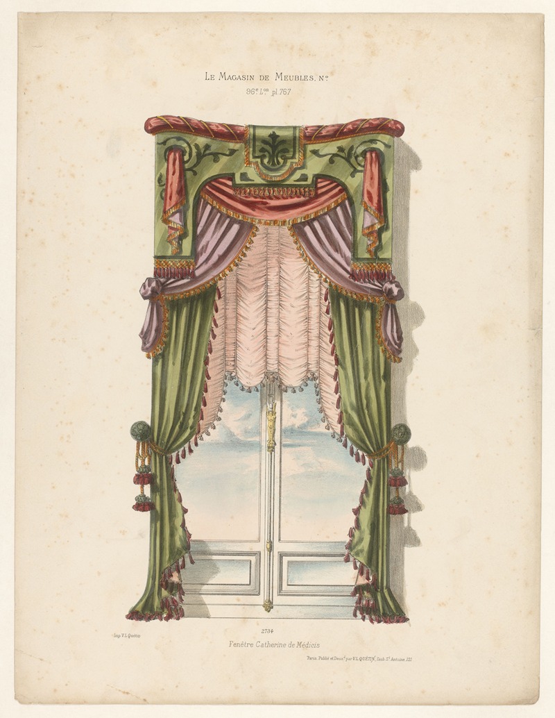 Victor Léon Michel Quétin - Fenêtre Catherine de Médicis