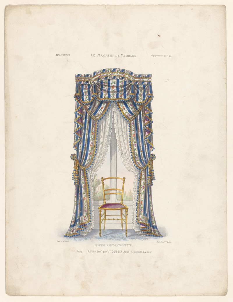 Victor Léon Michel Quétin - Fenètre Marie-Antoinette