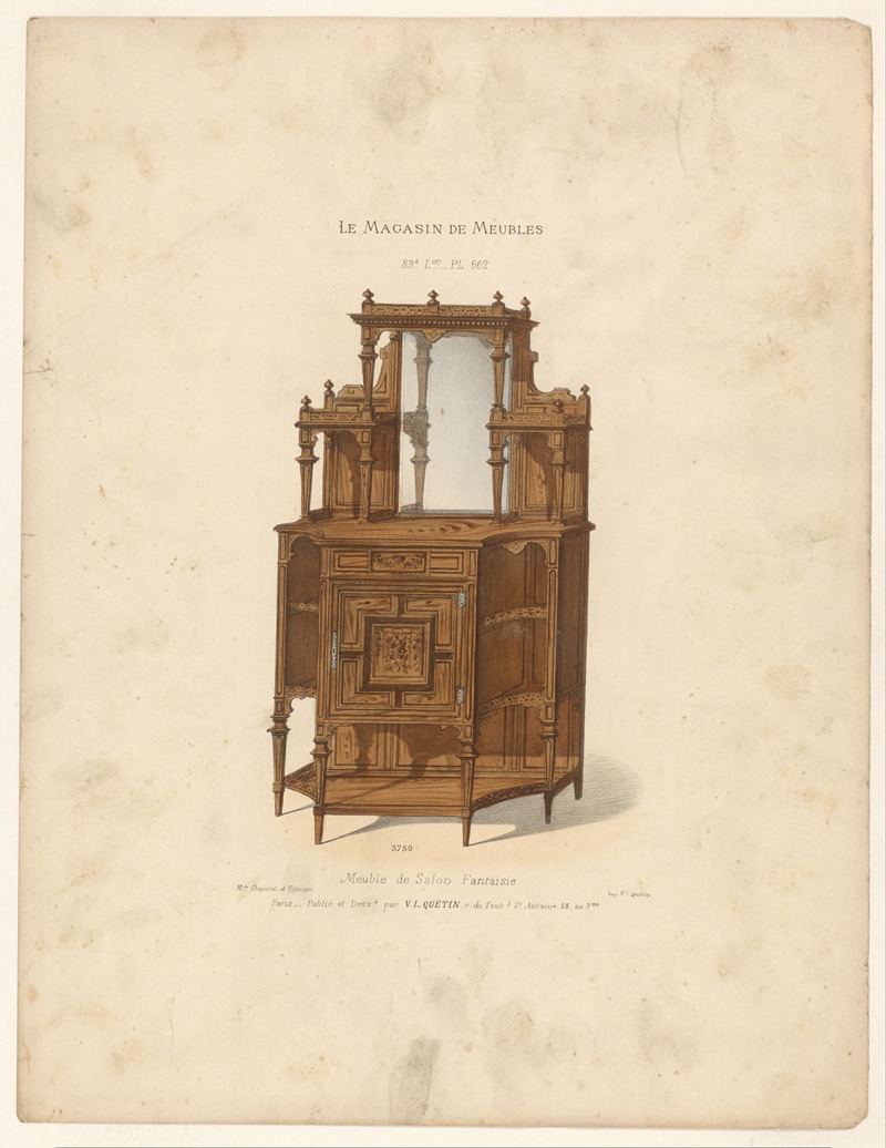 Victor Léon Michel Quétin - Meuble de Salon Fantaisie