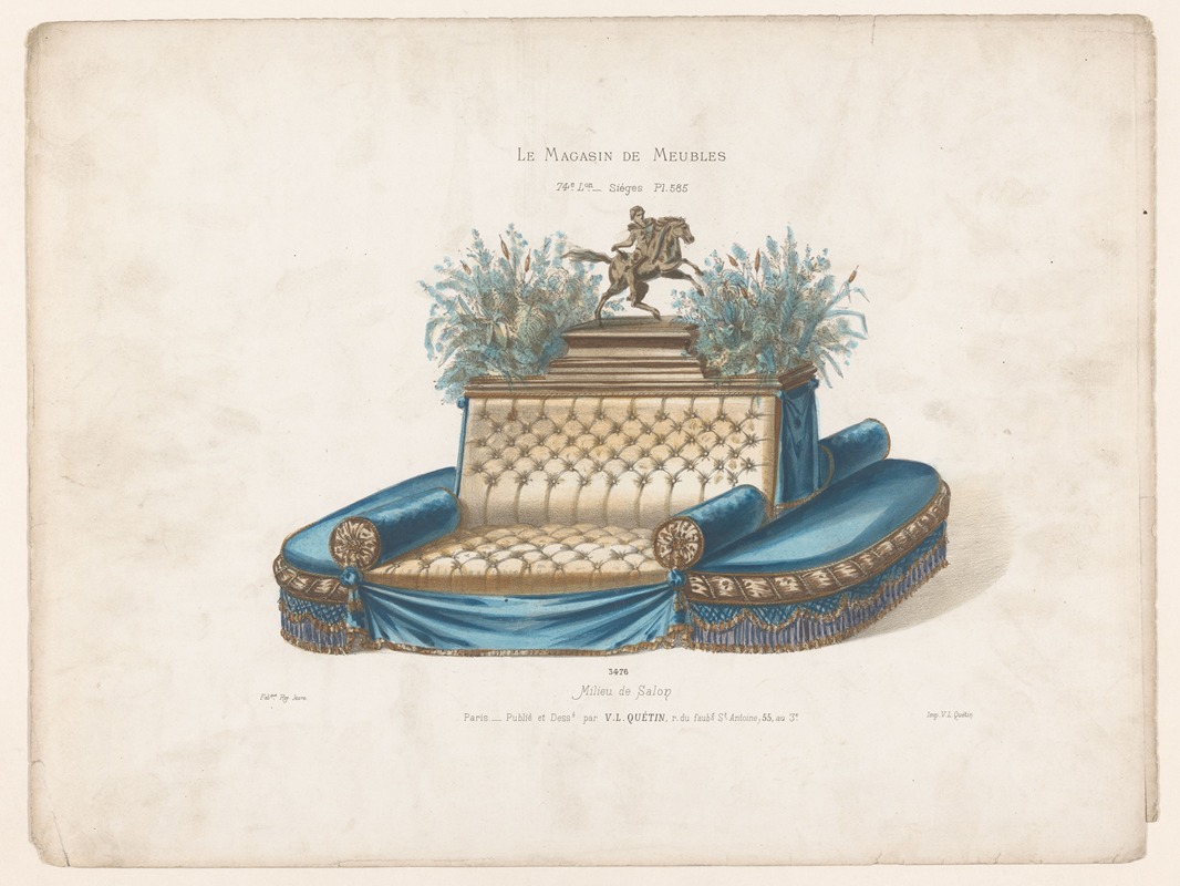 Victor Léon Michel Quétin - Milieu de Salon