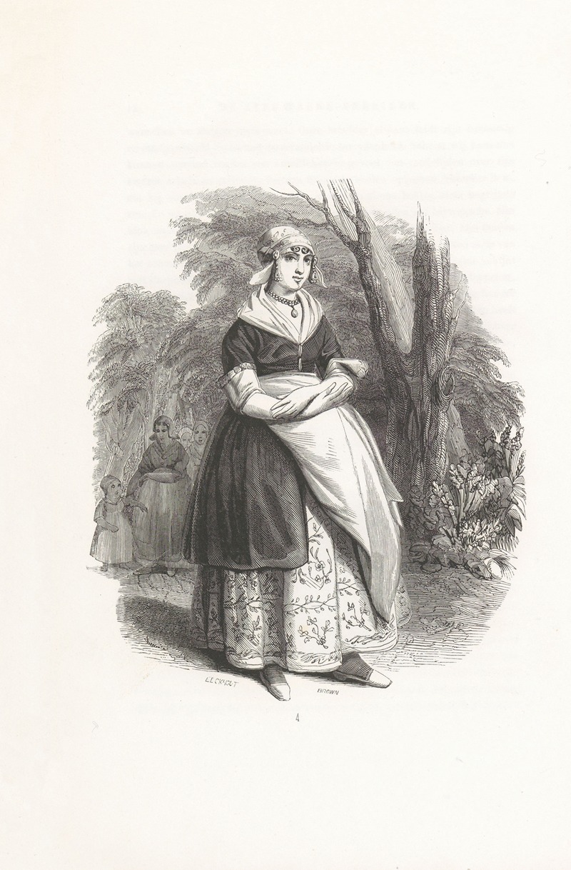 Willem Hendrik Schmidt - De Scheveningse visvrouw