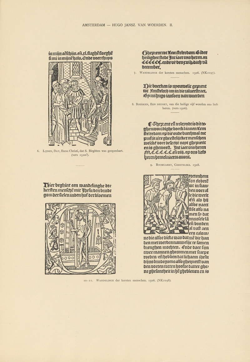 Wouter Nijhoff - L’art typographique dans les Pays-Bas pendant les années 1500 à 1540 Pl.003