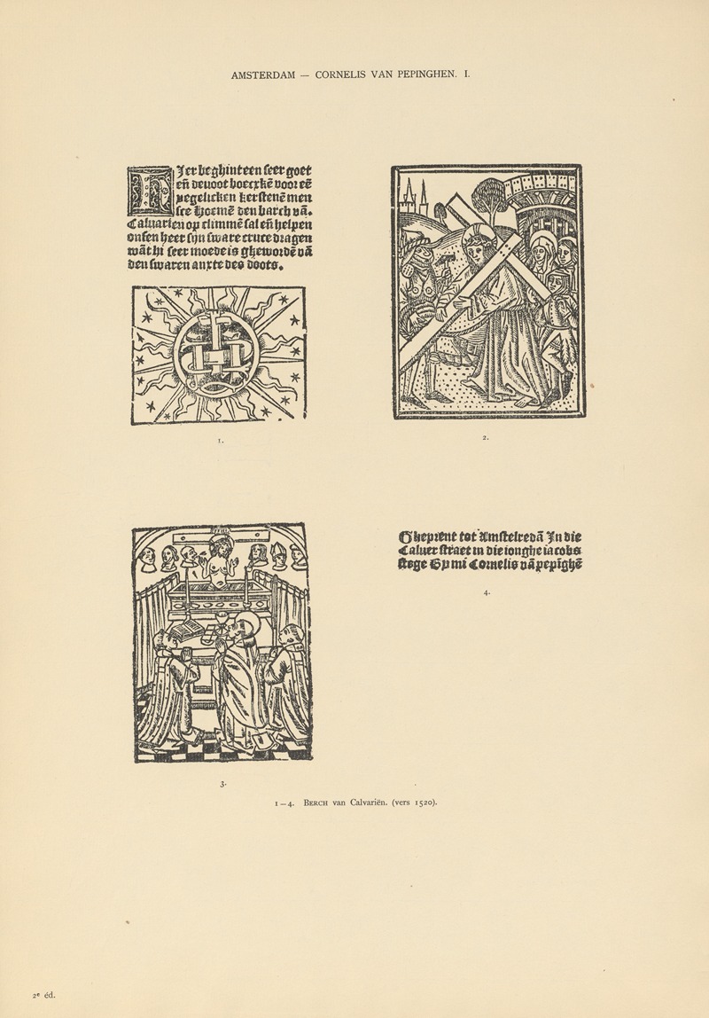 Wouter Nijhoff - L’art typographique dans les Pays-Bas pendant les années 1500 à 1540 Pl.007