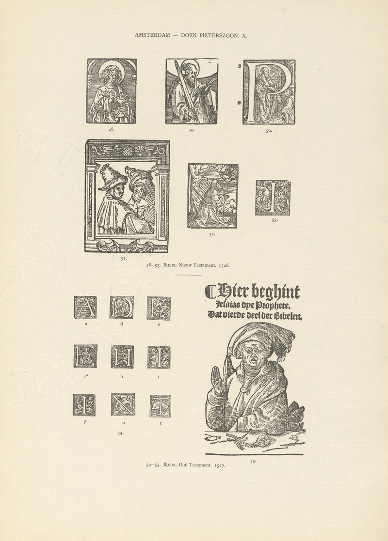 Wouter Nijhoff - L’art typographique dans les Pays-Bas pendant les années 1500 à 1540 Pl.017