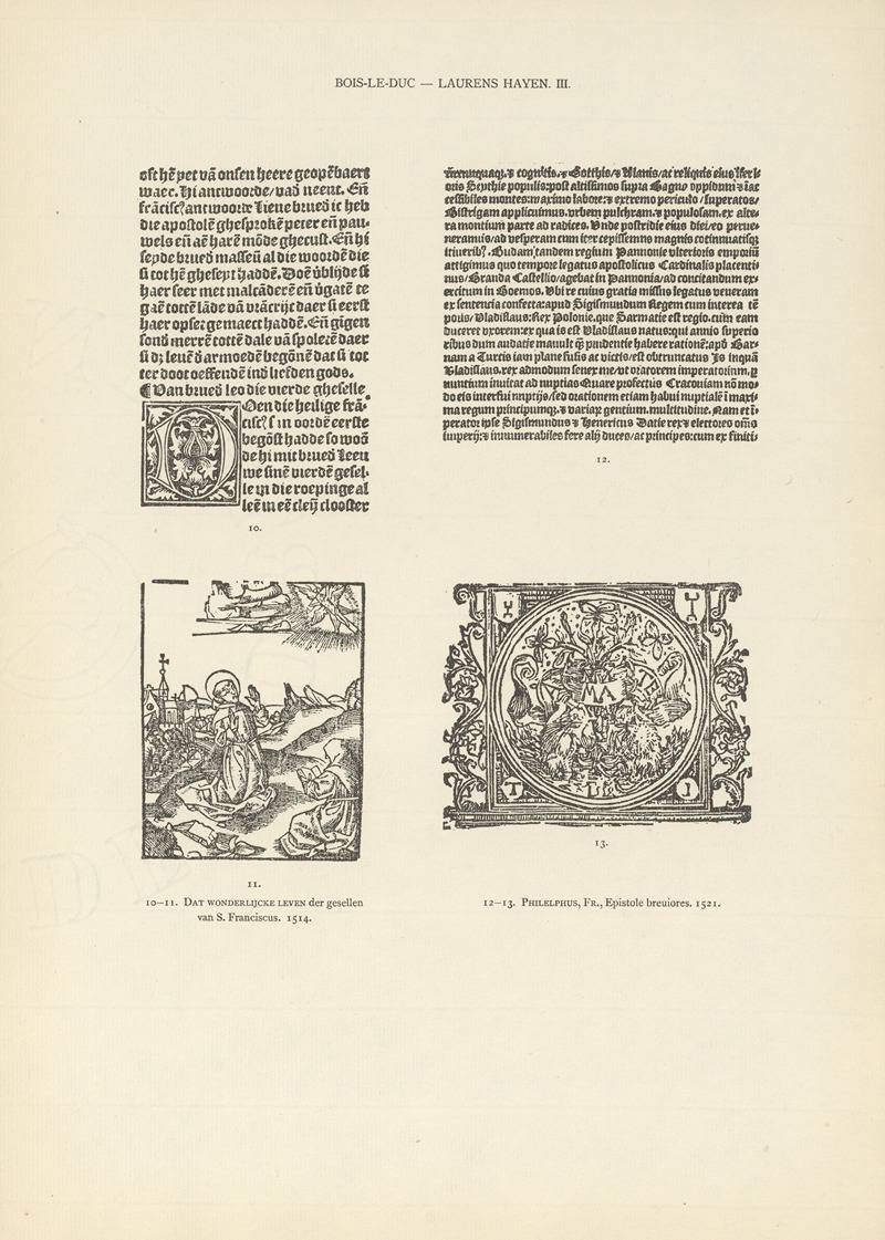 Wouter Nijhoff - L’art typographique dans les Pays-Bas pendant les années 1500 à 1540 Pl.029