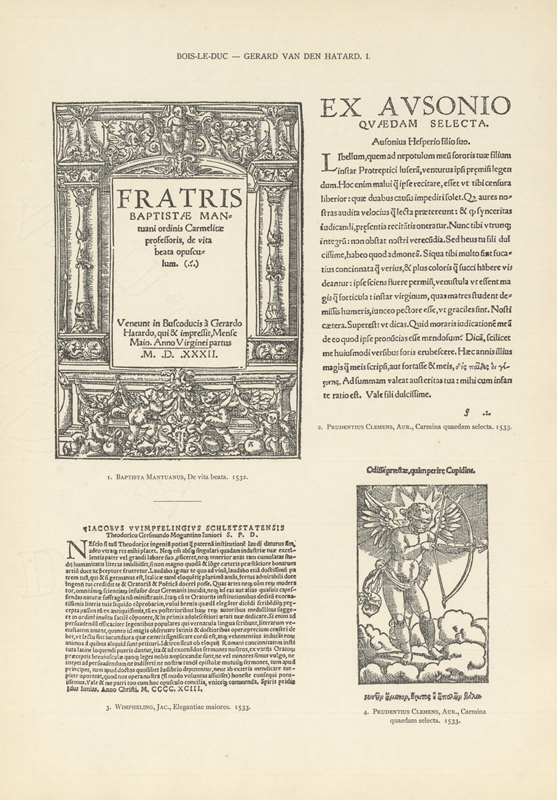 Wouter Nijhoff - L’art typographique dans les Pays-Bas pendant les années 1500 à 1540 Pl.032