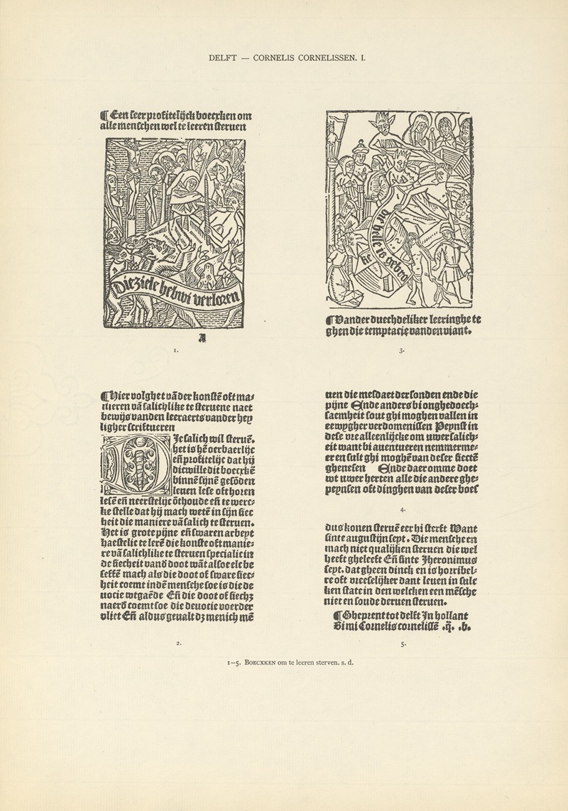 Wouter Nijhoff - L’art typographique dans les Pays-Bas pendant les années 1500 à 1540 Pl.035
