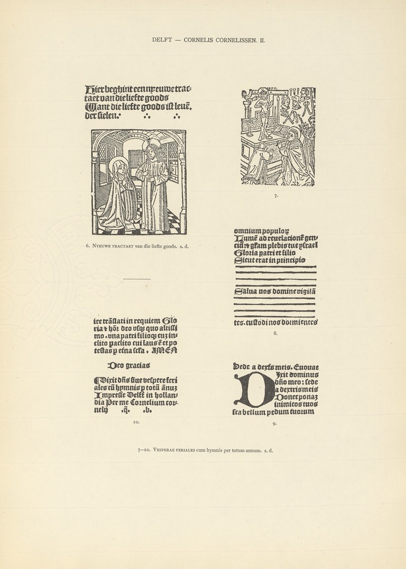 Wouter Nijhoff - L’art typographique dans les Pays-Bas pendant les années 1500 à 1540 Pl.036