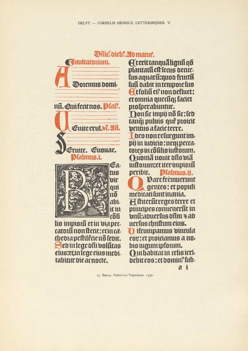 Wouter Nijhoff - L’art typographique dans les Pays-Bas pendant les années 1500 à 1540 Pl.044