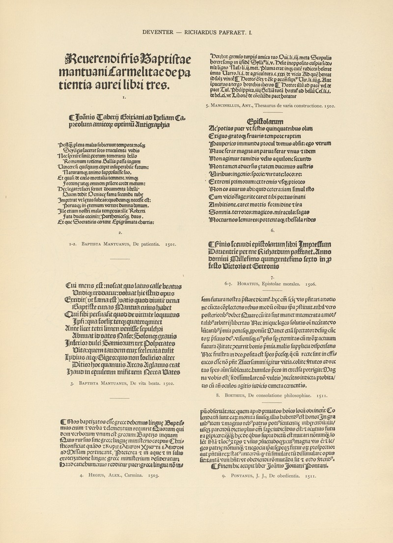 Wouter Nijhoff - L’art typographique dans les Pays-Bas pendant les années 1500 à 1540 Pl.048