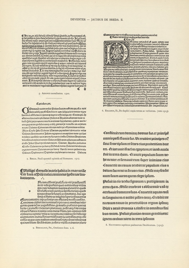 Wouter Nijhoff - L’art typographique dans les Pays-Bas pendant les années 1500 à 1540 Pl.050
