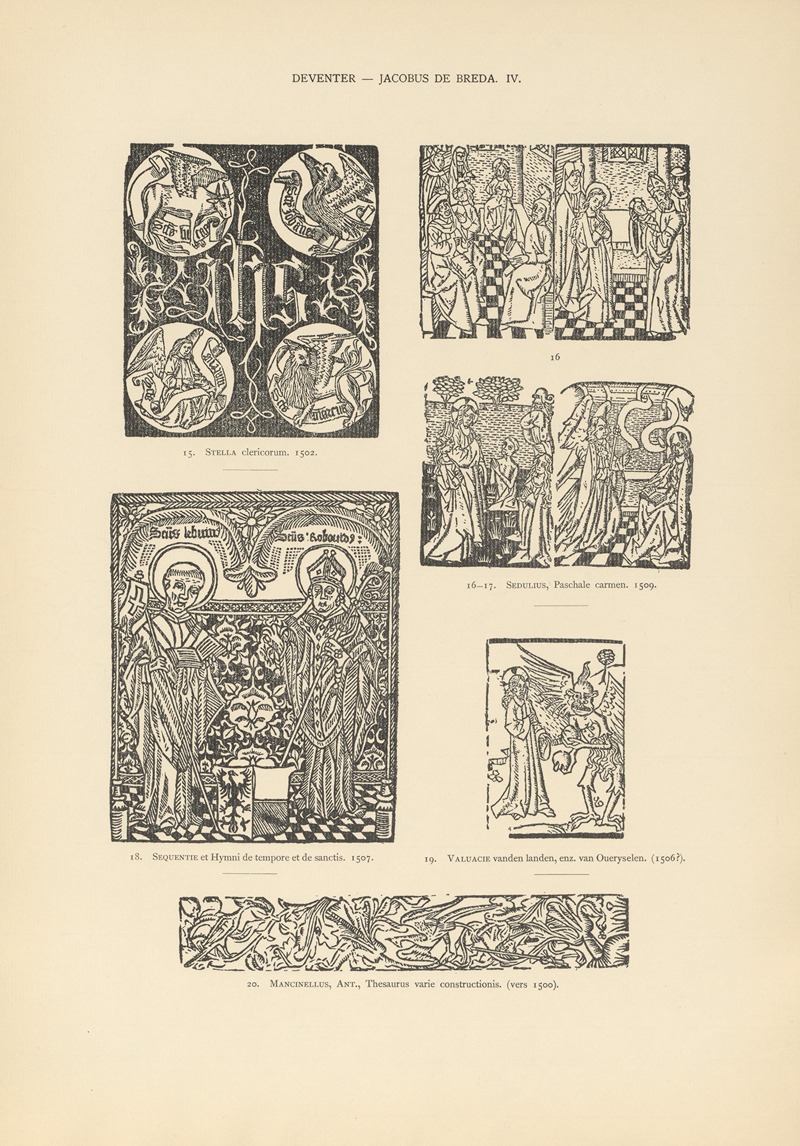 Wouter Nijhoff - L’art typographique dans les Pays-Bas pendant les années 1500 à 1540 Pl.052