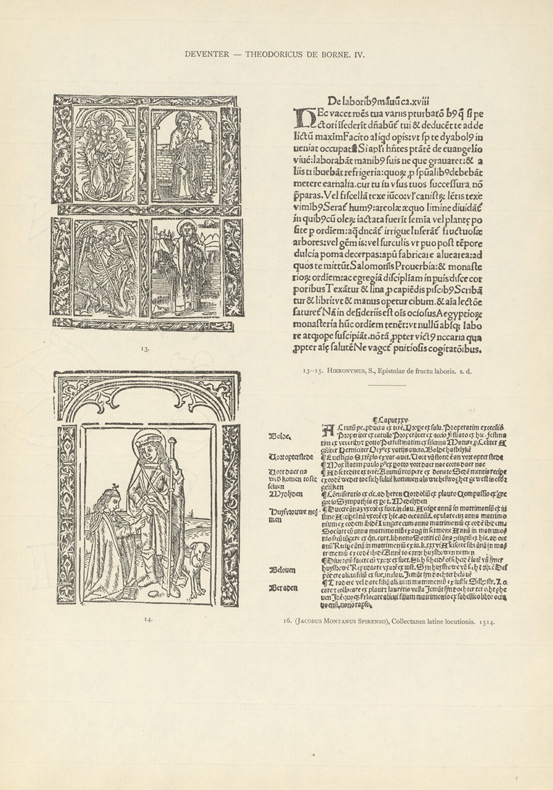 Wouter Nijhoff - L’art typographique dans les Pays-Bas pendant les années 1500 à 1540 Pl.056
