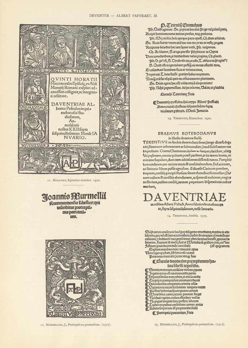 Wouter Nijhoff - L’art typographique dans les Pays-Bas pendant les années 1500 à 1540 Pl.063