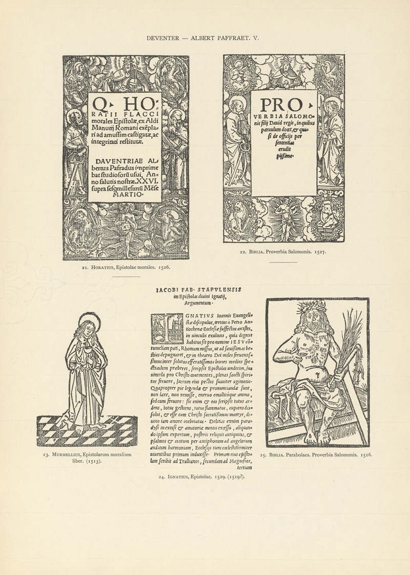 Wouter Nijhoff - L’art typographique dans les Pays-Bas pendant les années 1500 à 1540 Pl.065