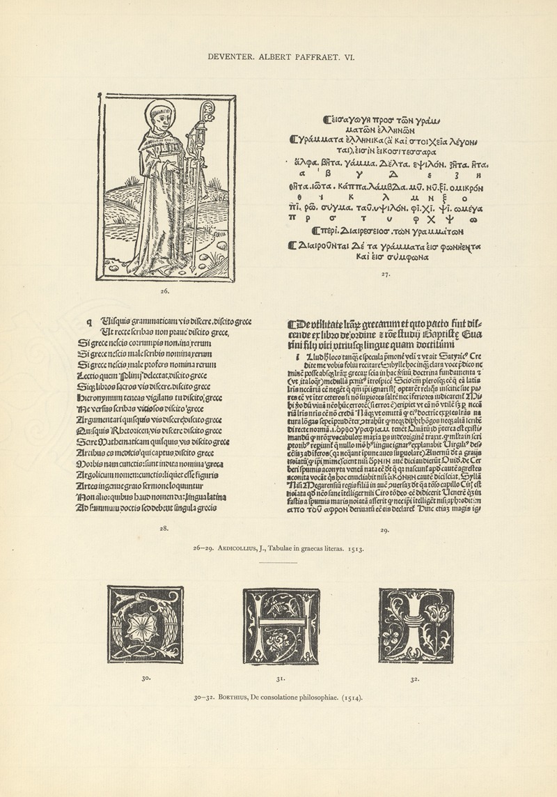 Wouter Nijhoff - L’art typographique dans les Pays-Bas pendant les années 1500 à 1540 Pl.066