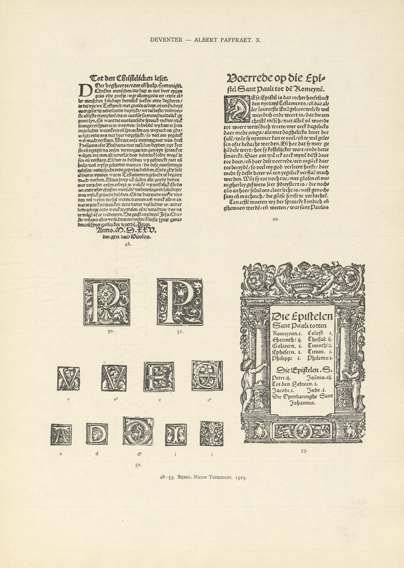 Wouter Nijhoff - L’art typographique dans les Pays-Bas pendant les années 1500 à 1540 Pl.070